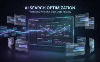 AI search optimization platforms comparing historical data, AI visibility, citations, and search performance